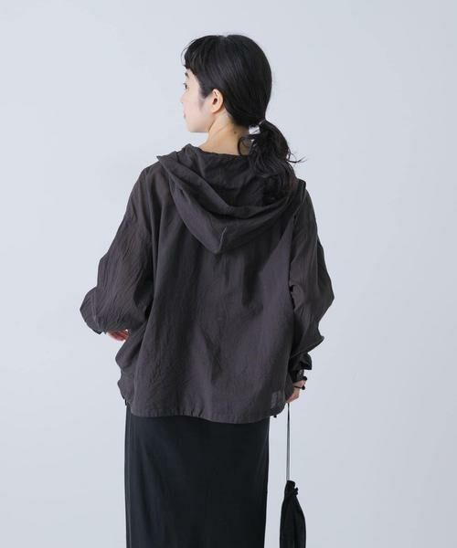 かぐれ / かぐれ シャツ・ブラウス | コットンシルクシアーフーディシャツ | 詳細18