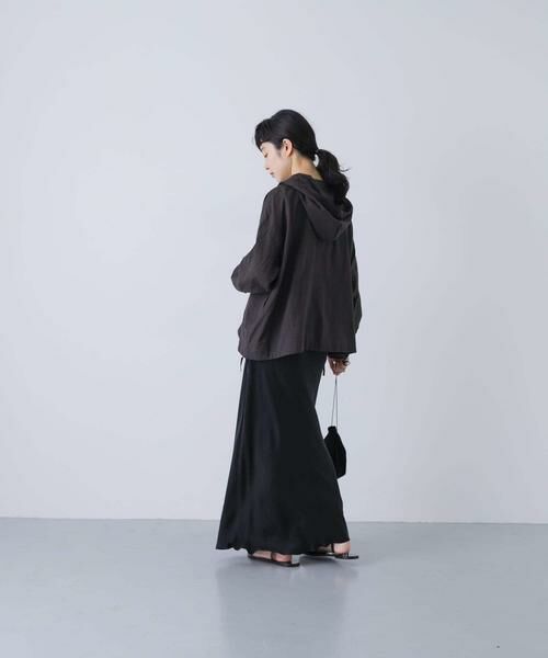 かぐれ / かぐれ シャツ・ブラウス | コットンシルクシアーフーディシャツ | 詳細20