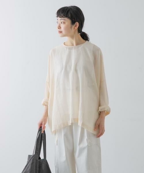 かぐれ / かぐれ シャツ・ブラウス | ソフトローンシアーワイドプルオーバー | 詳細16