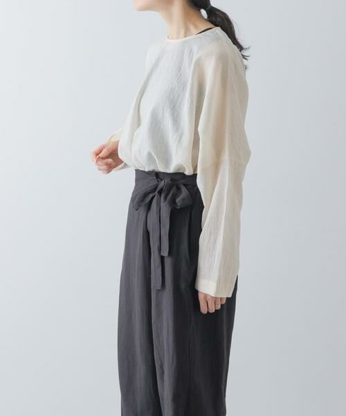 かぐれ / かぐれ シャツ・ブラウス | ソフトローンシアーワイドプルオーバー | 詳細25