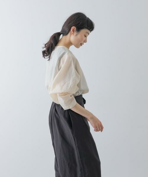 かぐれ / かぐれ シャツ・ブラウス | ソフトローンシアーワイドプルオーバー | 詳細28