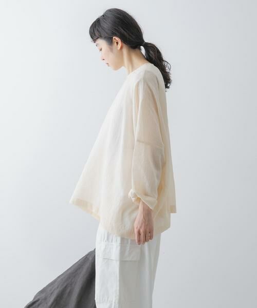 かぐれ / かぐれ シャツ・ブラウス | ソフトローンシアーワイドプルオーバー | 詳細17