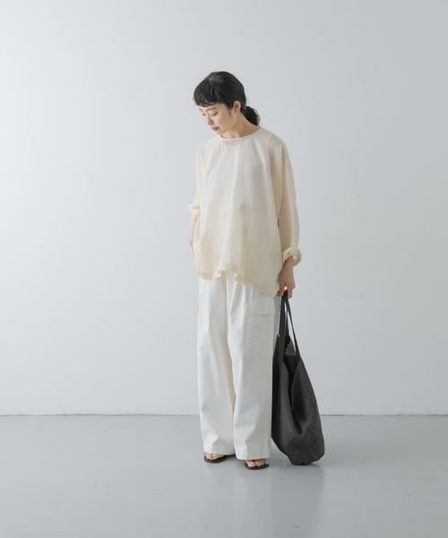 かぐれ / かぐれ シャツ・ブラウス | ソフトローンシアーワイドプルオーバー | 詳細20
