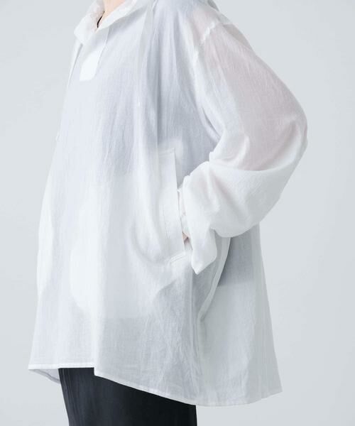 かぐれ / かぐれ シャツ・ブラウス | シアーフーディチュニック | 詳細21