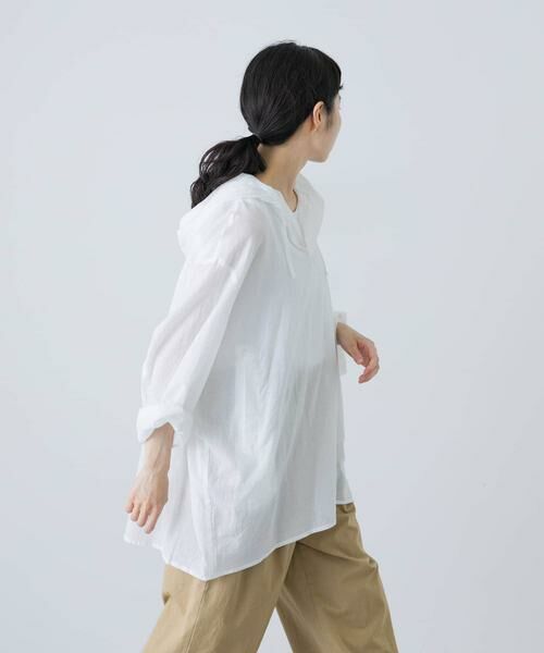 かぐれ / かぐれ シャツ・ブラウス | シアーフーディチュニック | 詳細11