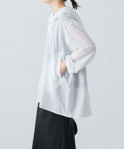 かぐれ / かぐれ シャツ・ブラウス | シアーフーディチュニック | 詳細14