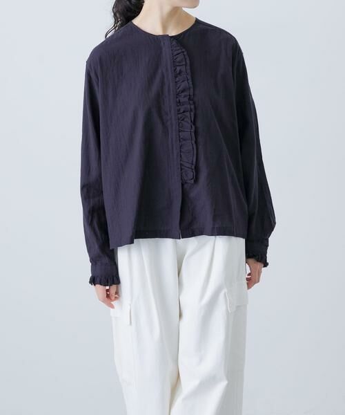 かぐれ / かぐれ シャツ・ブラウス | ワッシャーフリルブラウス | 詳細1