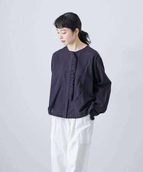 かぐれ / かぐれ シャツ・ブラウス | ワッシャーフリルブラウス | 詳細2