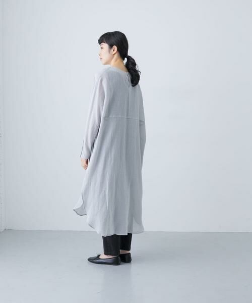 かぐれ　ガーゼロングチュニック　黒　新品未使用タグ付き ガーゼロングチュニック（チュニック）｜かぐれ（カグレ）の