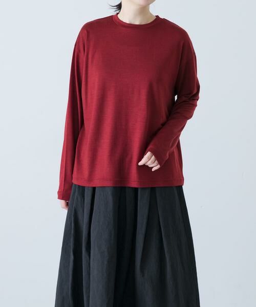 かぐれ / かぐれ Tシャツ | ウォッシャブルウールプルオーバー | 詳細1