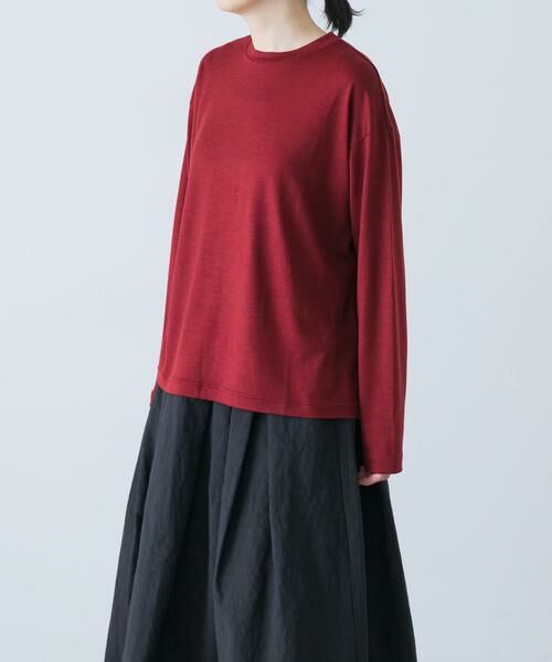 かぐれ / かぐれ Tシャツ | ウォッシャブルウールプルオーバー | 詳細3