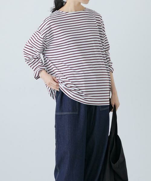 かぐれ / かぐれ Tシャツ | ハイツイストボーダーカットソー | 詳細1