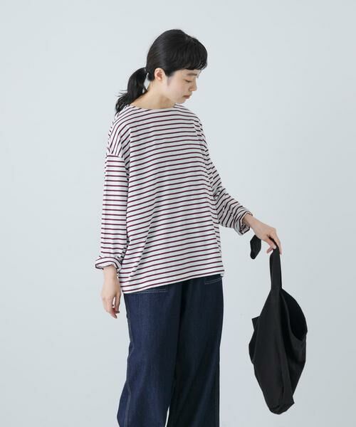 かぐれ / かぐれ Tシャツ | ハイツイストボーダーカットソー | 詳細2