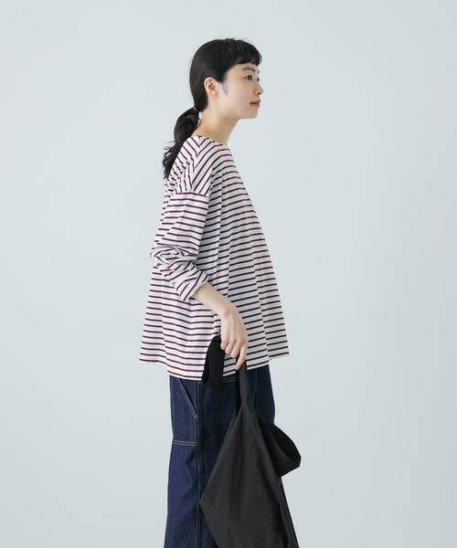 かぐれ / かぐれ Tシャツ | ハイツイストボーダーカットソー | 詳細3