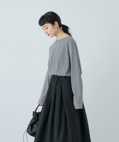 かぐれ / かぐれ Tシャツ | ハイツイストボーダーカットソー | 詳細17