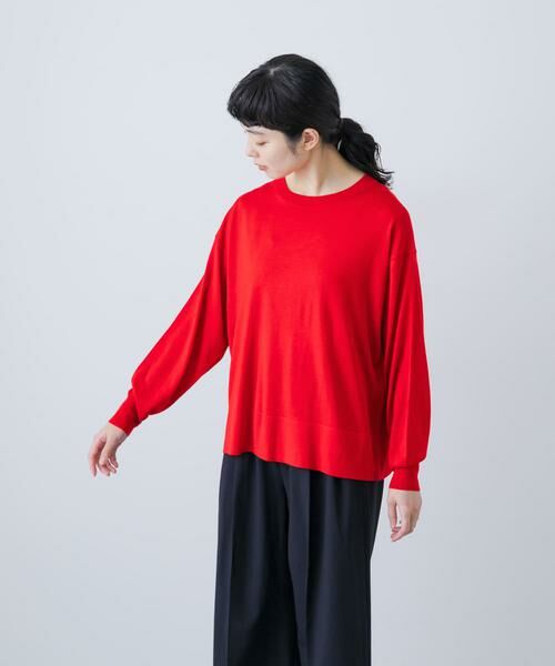 かぐれ / かぐれ ニット・セーター | ウォッシャブルシルクワイドニット | 詳細2