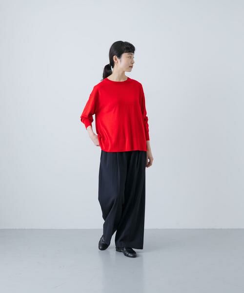 かぐれ / かぐれ ニット・セーター | ウォッシャブルシルクワイドニット | 詳細4