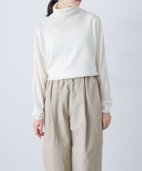 かぐれ / かぐれ ニット・セーター | ウールハイゲージタートルネック | 詳細1