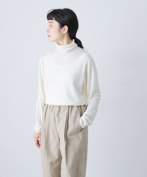 かぐれ / かぐれ ニット・セーター | ウールハイゲージタートルネック | 詳細3
