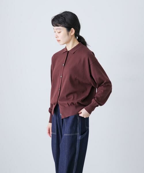 かぐれ / かぐれ ニット・セーター | コットンポロニットカーディガン | 詳細2