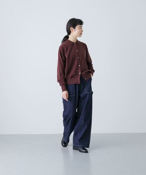 かぐれ / かぐれ ニット・セーター | コットンポロニットカーディガン | 詳細4