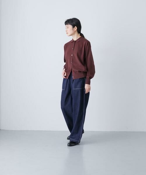 かぐれ / かぐれ ニット・セーター | コットンポロニットカーディガン | 詳細5