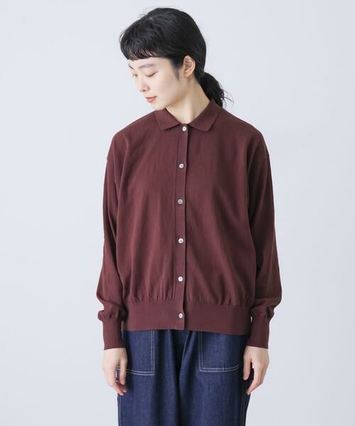 かぐれ / かぐれ ニット・セーター | コットンポロニットカーディガン | 詳細7