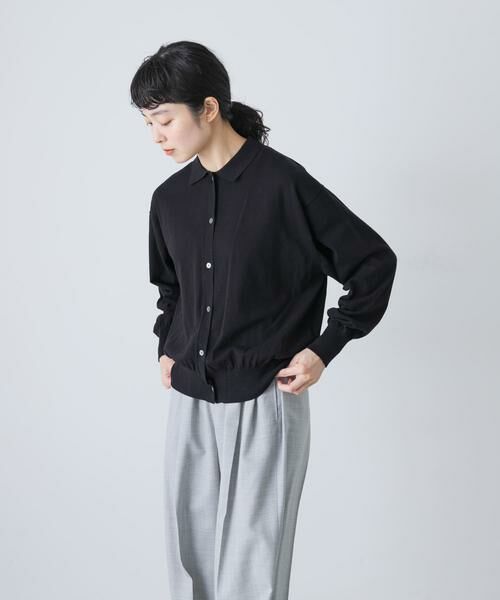 かぐれ / かぐれ ニット・セーター | コットンポロニットカーディガン | 詳細17