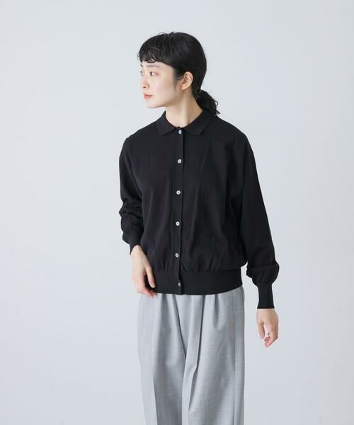 かぐれ / かぐれ ニット・セーター | コットンポロニットカーディガン | 詳細18