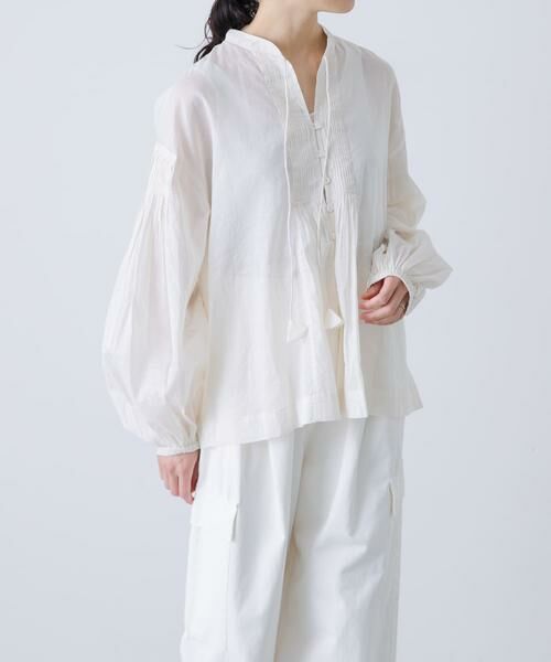 かぐれ / かぐれ シャツ・ブラウス | コットンオーガンジーブラウス | 詳細1