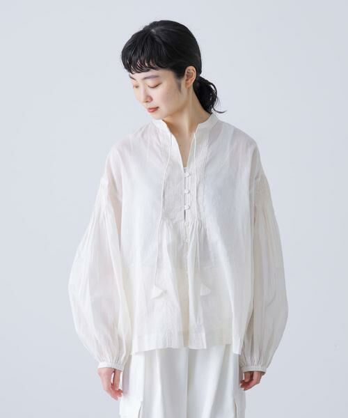 かぐれ / かぐれ シャツ・ブラウス | コットンオーガンジーブラウス | 詳細13