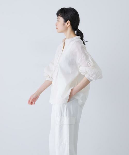 かぐれ / かぐれ シャツ・ブラウス | コットンオーガンジーブラウス | 詳細5