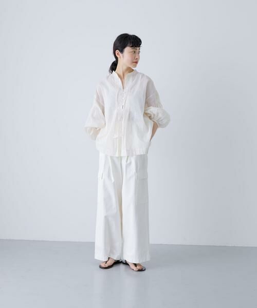 かぐれ / かぐれ シャツ・ブラウス | コットンオーガンジーブラウス | 詳細6