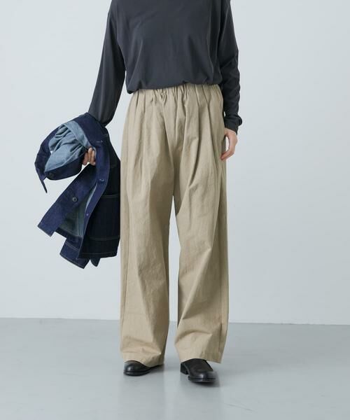 かぐれ / かぐれ その他パンツ | Two-tuck easy pants | 詳細9