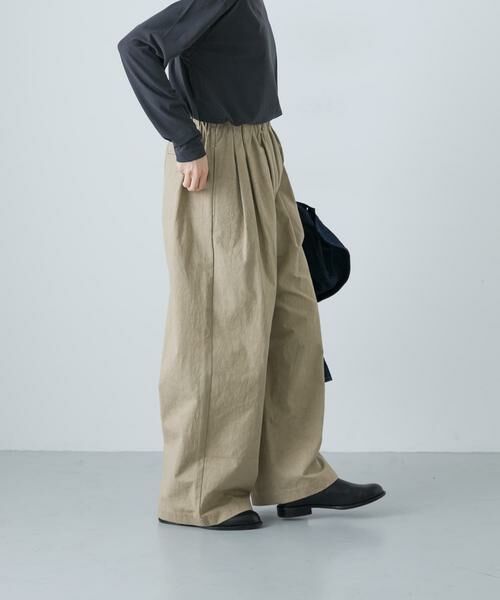 かぐれ / かぐれ その他パンツ | Two-tuck easy pants | 詳細10
