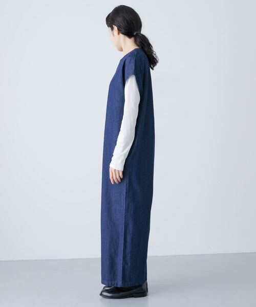2サイズ展開』デニムワイドオールインワン （サロペット