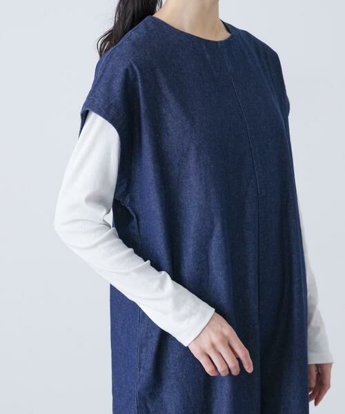 2サイズ展開』デニムワイドオールインワン （サロペット