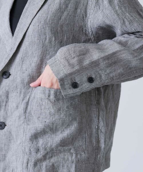 かぐれ / かぐれ その他アウター | リネンテーラードジャケット | 詳細11