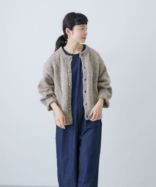 かぐれ / かぐれ ニット・セーター | 『2サイズ展開』ペルーニットカーディガン | 詳細9