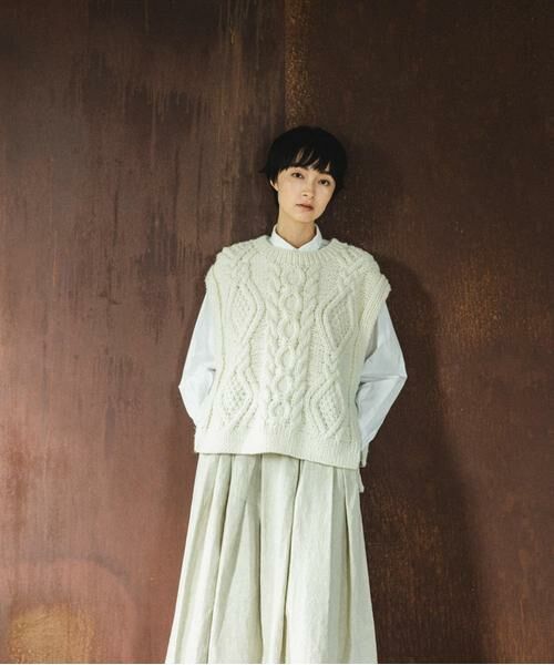かぐれ / かぐれ ニット・セーター | ペルーアランニットベスト | 詳細6