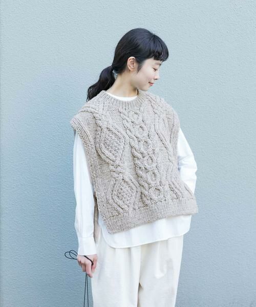 かぐれ / かぐれ ニット・セーター | ペルーアランニットベスト | 詳細11
