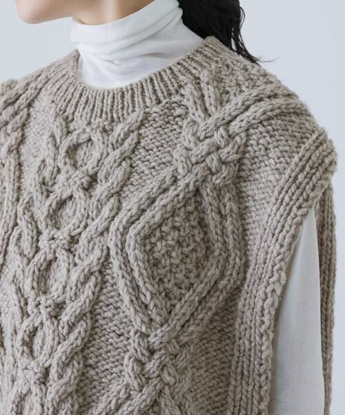 かぐれ / かぐれ ニット・セーター | ペルーアランニットベスト | 詳細21