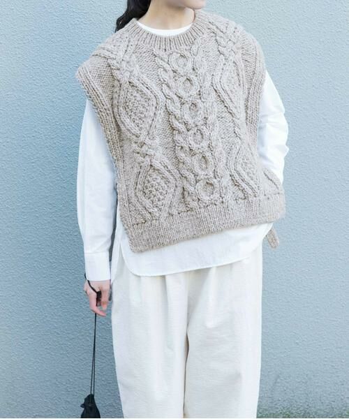 かぐれ / かぐれ ニット・セーター | ペルーアランニットベスト | 詳細12