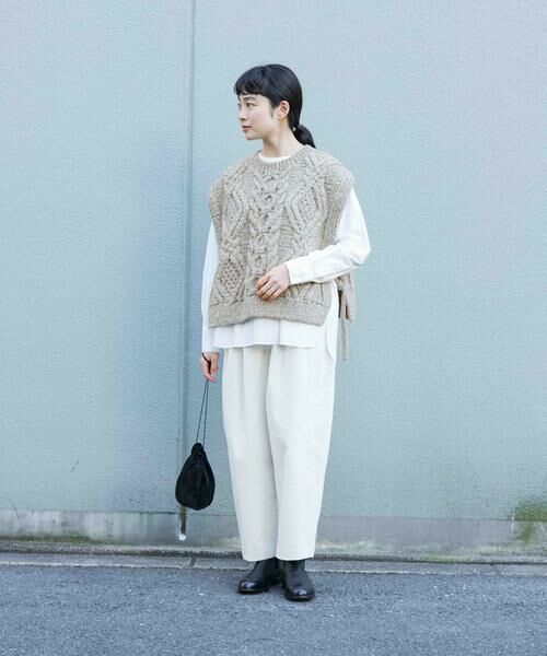 かぐれ / かぐれ ニット・セーター | ペルーアランニットベスト | 詳細13