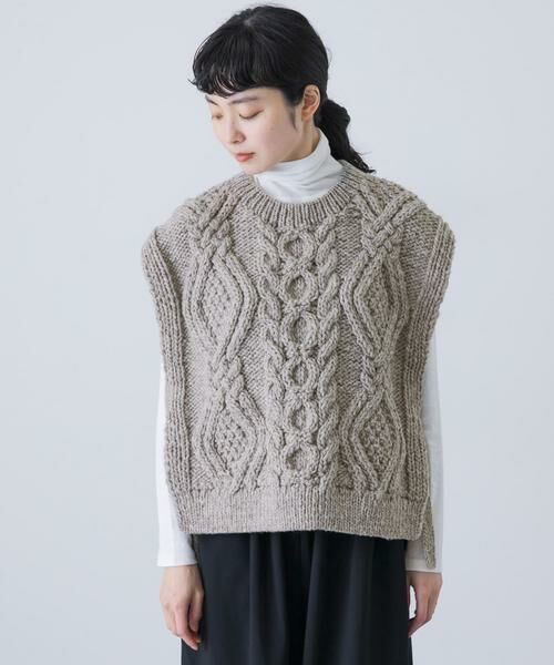 かぐれ / かぐれ ニット・セーター | ペルーアランニットベスト | 詳細17