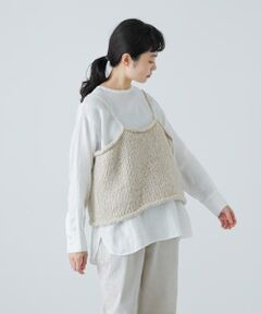 かぐれ / かぐれ ニット・セーター | アルパカウールブークレニットキャミソール