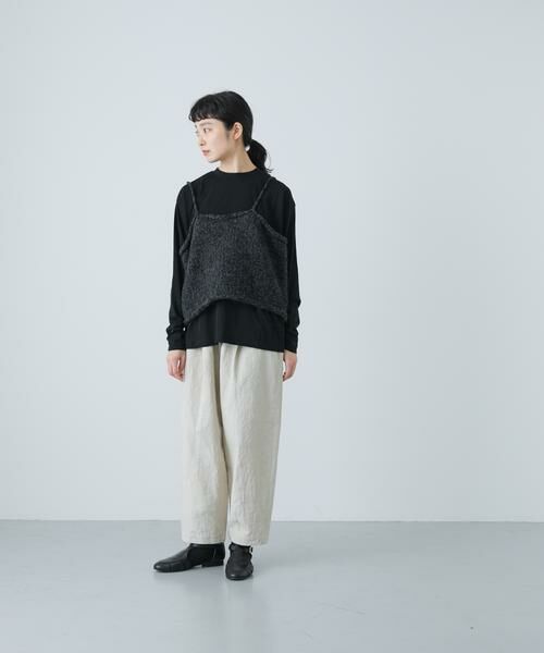 かぐれ / かぐれ ニット・セーター | アルパカウールブークレニットキャミソール | 詳細4