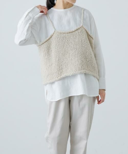 かぐれ / かぐれ ニット・セーター | アルパカウールブークレニットキャミソール | 詳細11