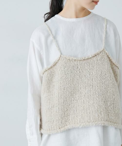 かぐれ / かぐれ ニット・セーター | アルパカウールブークレニットキャミソール | 詳細20