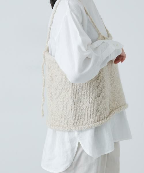 かぐれ / かぐれ ニット・セーター | アルパカウールブークレニットキャミソール | 詳細21